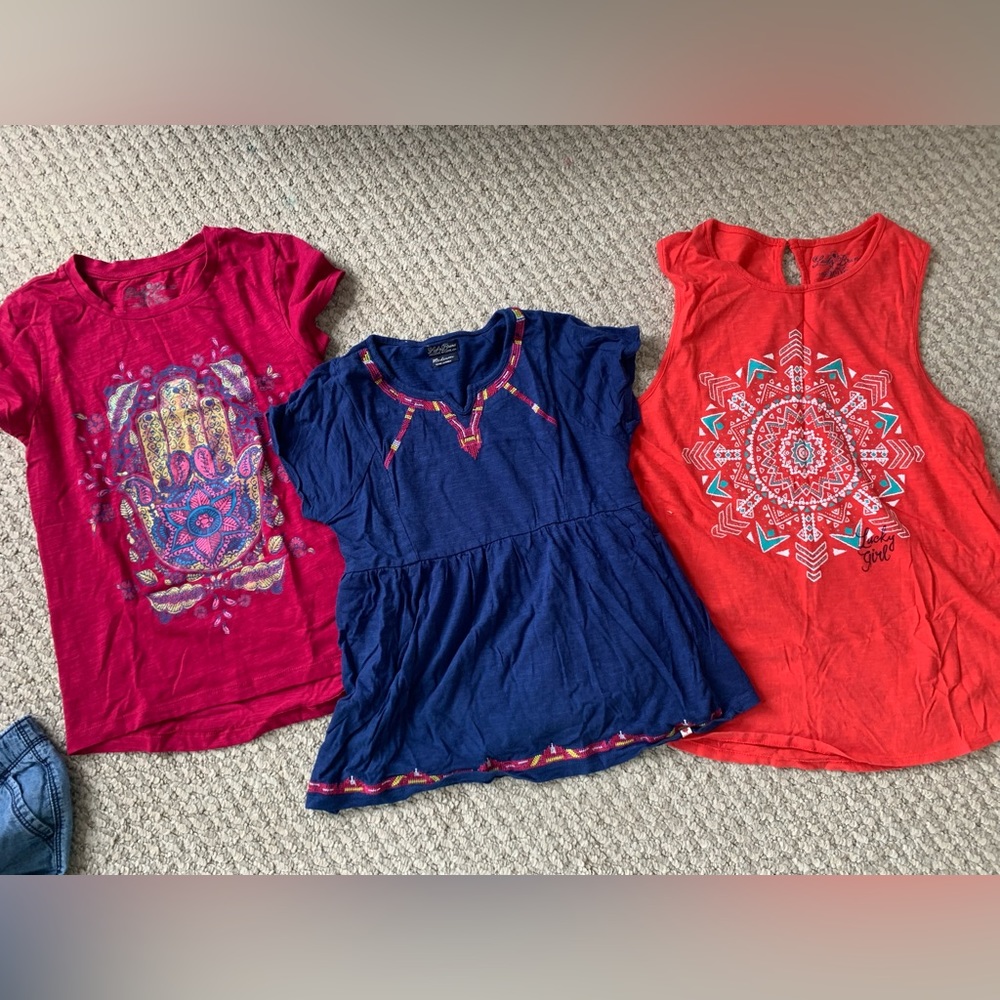 Lucky Brand Kids Tees Tshirts Tops M L XL